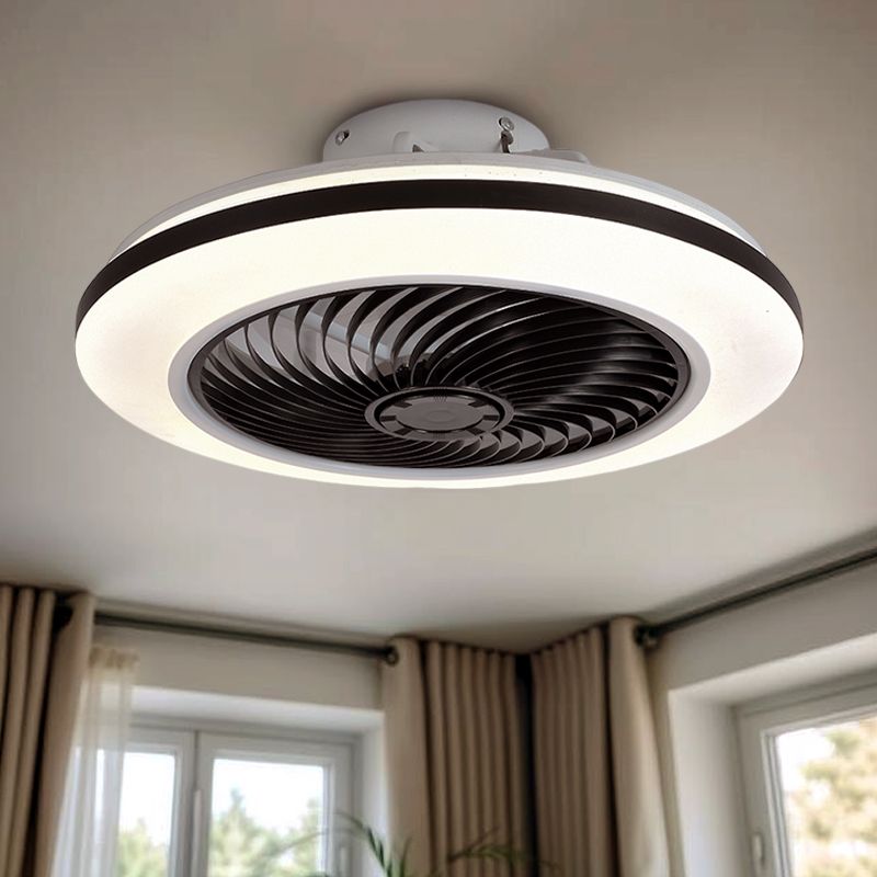 Moderný stropný ventilátor čierny, Gonda, 40W, 3000K LED, s diaľkovým ovládaním Moderný stropný ventilátor čierny, Gonda, 40W, 3000K LED, s diaľkovým ovládaním