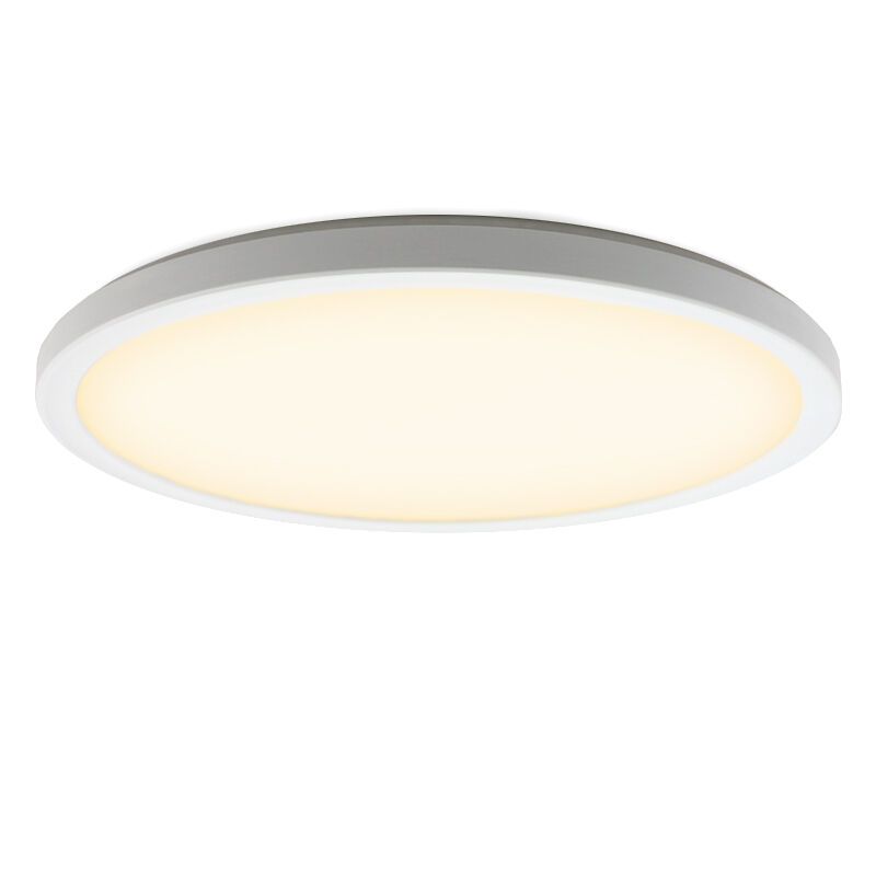 Plastová stropná lampa biela, Shona, 22 W, LED 3000 K, s 3-stupňovým stmievačom Plastová stropná lampa biela, Shona, 22 W, LED 3000 K, s 3-stupňovým stmievačom