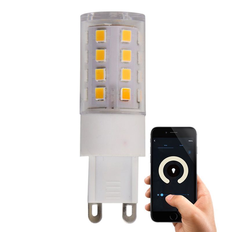 Olucia Inteligentná LED žiarovka G9 Kyo, 3W, 2700K