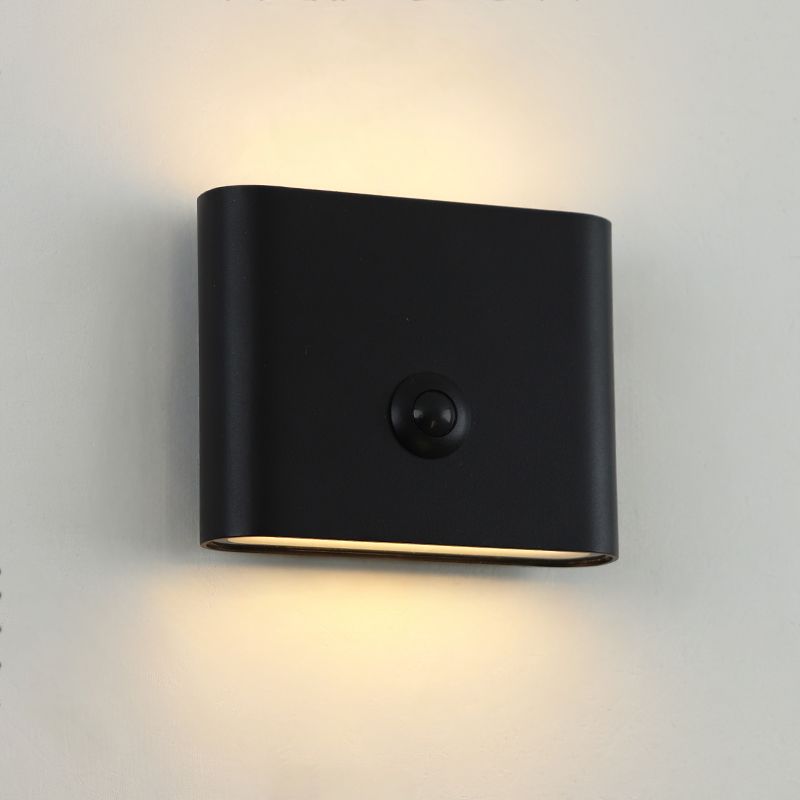 Moderné nabíjateľné nástenné svietidlo čierne, Rodigo, 1 W, LED 3000 K, IP44