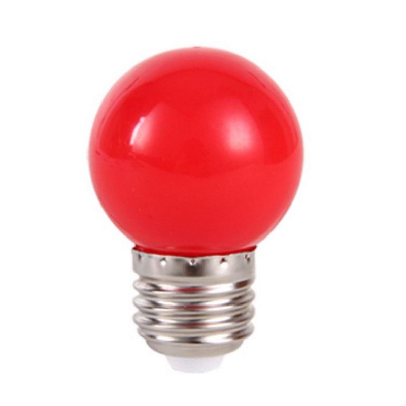 Červená LED žiarovka - 1 Watt