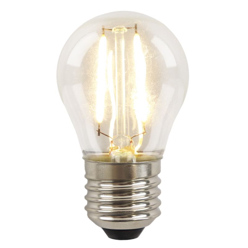 Stmievateľná LED žiarovka E27 Olucia Melchis, P45, 2W, 2700K