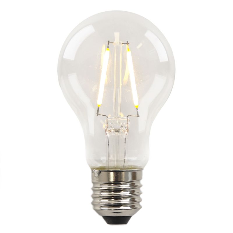 Stmievateľná LED žiarovka E27 Olucia s vláknom Yona, A60, 2W, 2700K