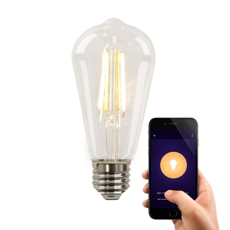 Olucia Inteligentná LED lampa E27 Deco, 5W, stmievateľná až teplá