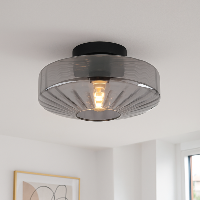 Dizajnová stropná lampa sivá, Sevda Dizajnová stropná lampa sivá, Sevda