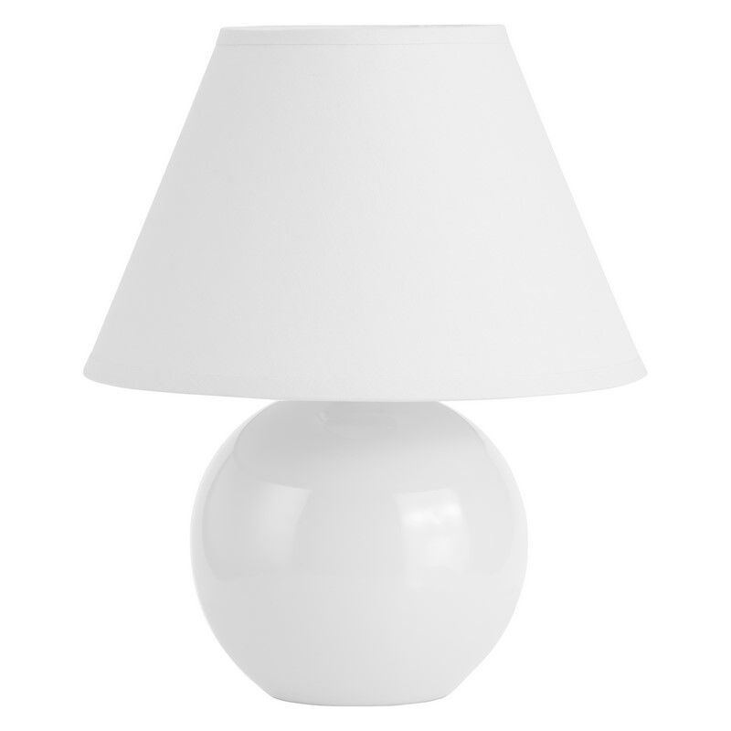 Keramická stolová lampa biela, Pilar, s vypínačom Keramická stolová lampa biela, Pilar, s vypínačom