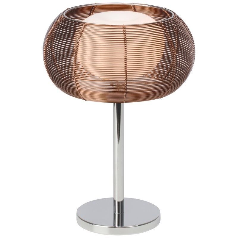 Moderná stolová lampa bronzová, Amela, s vypínačom Moderná stolová lampa bronzová, Amela, s vypínačom