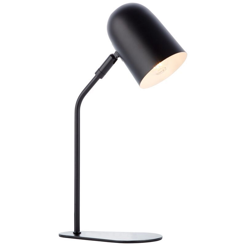 Moderná stolová lampa čierna, Lukas, s vypínačom Moderná stolová lampa čierna, Lukas, s vypínačom