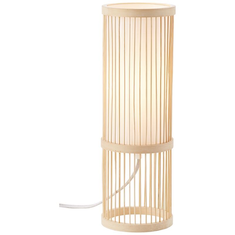 Drevená stolová lampa, Kayra, s vypínačom