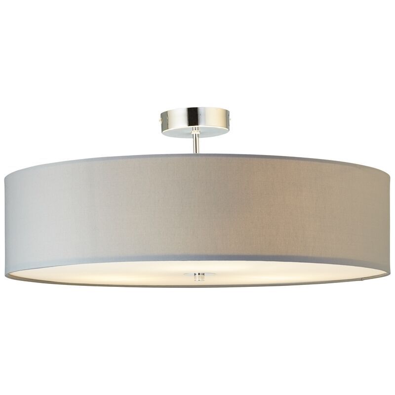 Moderná stropná lampa sivá, Tjit