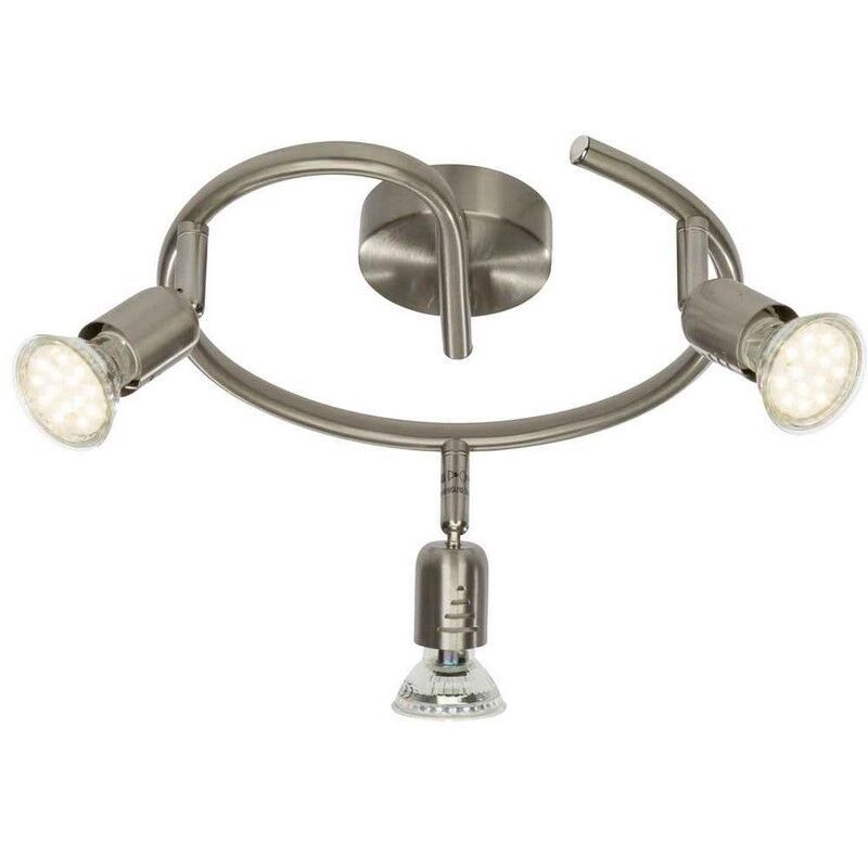 Kovové stropné bodové svetlo chrómové, Hayo, 50 W, LED 3000 K