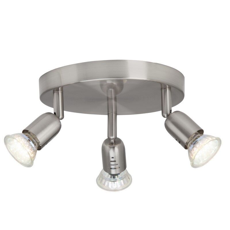 Kovové stropné bodové svetlo chrómové, Hayo, 50 W, LED 3000 K