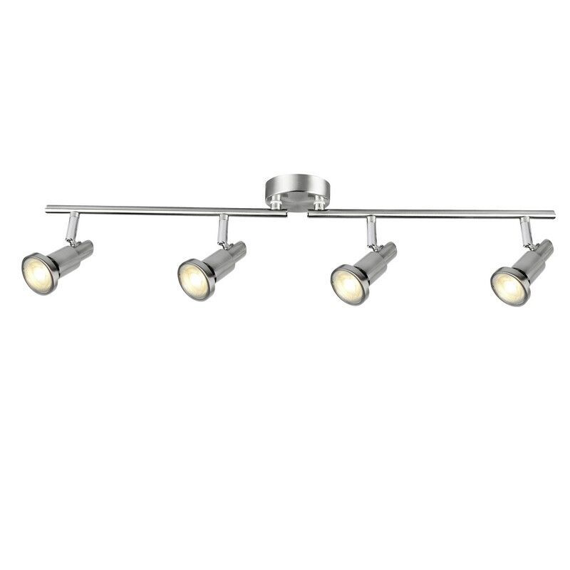 Kovové stropné bodové svetlo chrómové, Robel, 7 W, LED 3000 K Kovové stropné bodové svetlo chrómové, Robel, 7 W, LED 3000 K