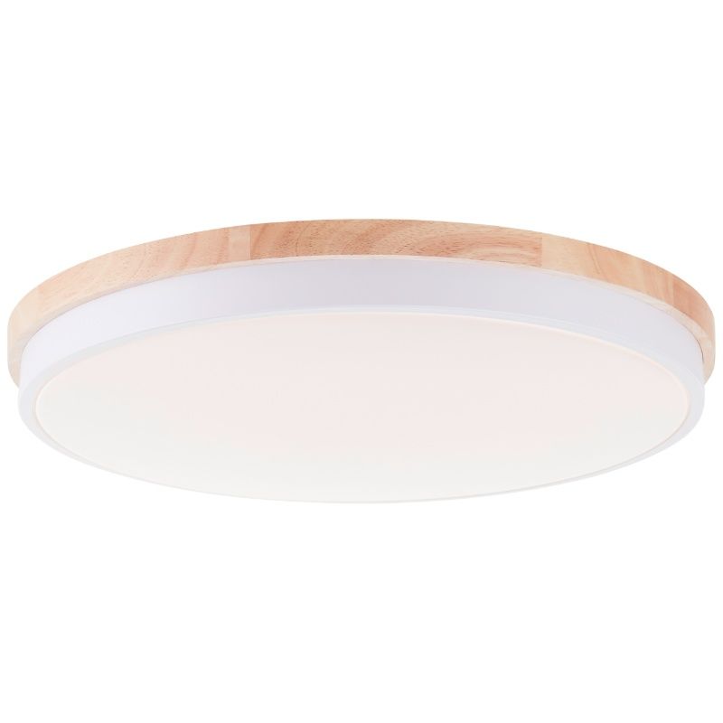 Moderné stropné svietidlo drevené, Marloes, 36 W, LED white switch, s diaľkovým ovládačom