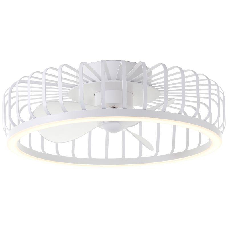 Moderný stropný ventilátor biely, Tolga, 36W, 2700K-4000K-6500K LED, s diaľkovým ovládaním Moderný stropný ventilátor biely, Tolga, 36W, 2700K-4000K-6500K LED, s diaľkovým ovládaním