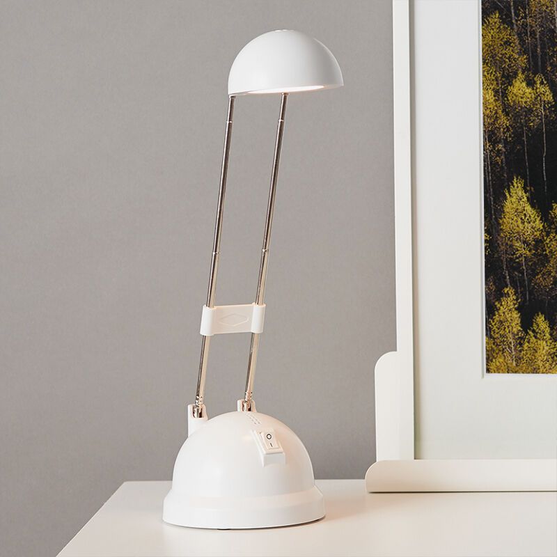 Moderná lampa na písací stôl biela, Louna, 6 W, LED 2700 K, s vypínačom Moderná lampa na písací stôl biela, Louna, 6 W, LED 2700 K, s vypínačom