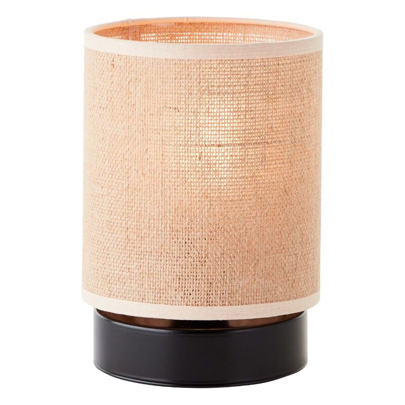 Rustikálna stolová lampa béžová, Quintus, s vypínačom Rustikálna stolová lampa béžová, Quintus, s vypínačom