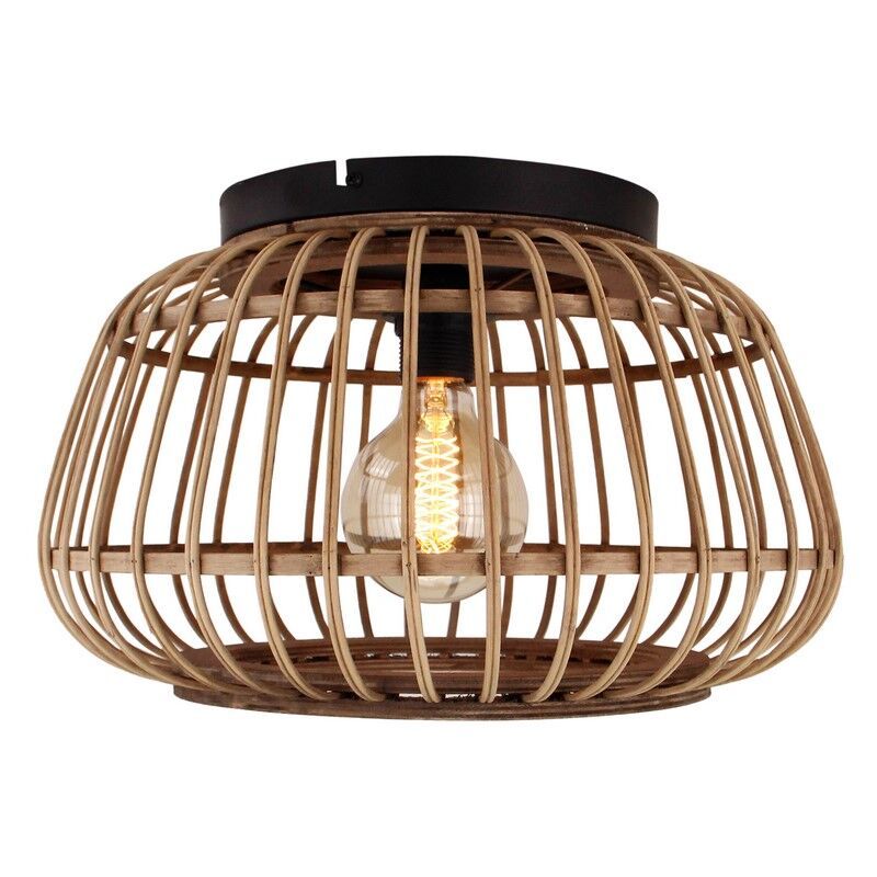 Rustikálna stropná lampa hnedá, Cherine