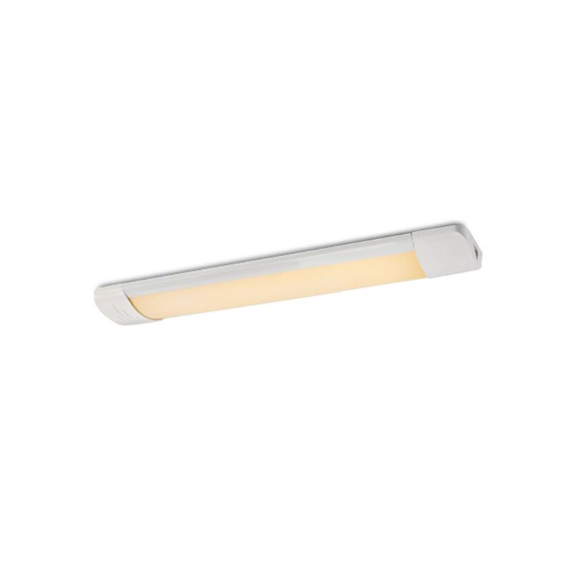 Plastová LED lišta 30cm biela, Enrique, 10 W, LED 3000 K