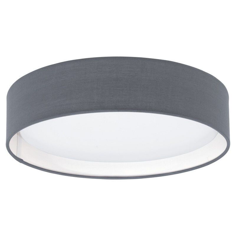 Textílná moderná stropná lampa sivá, Abano, 12 W, LED 3000 K Textílná moderná stropná lampa sivá, Abano, 12 W, LED 3000 K