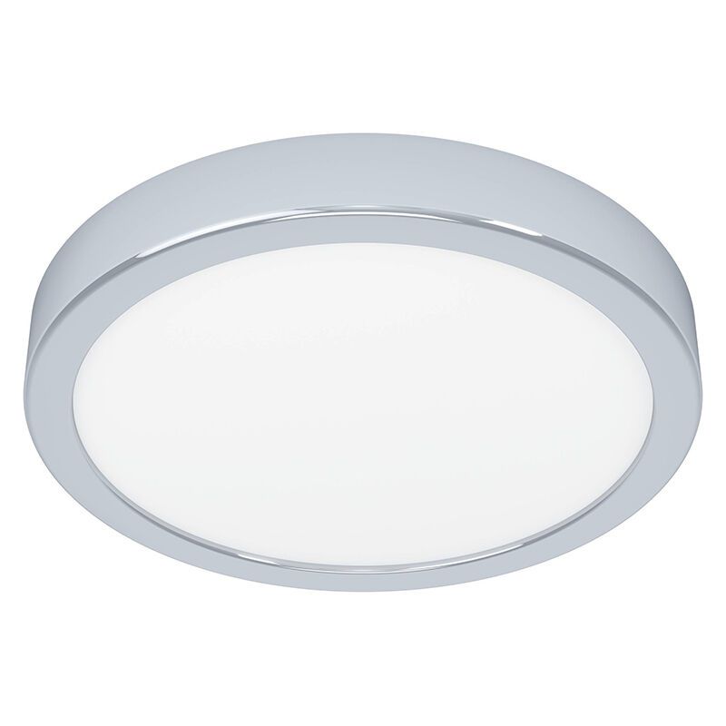 Plastové stropné svietidlo do kúpeľne chrómové, Geraldo, 17 W, LED 3000 K, IP44 Plastové stropné svietidlo do kúpeľne chrómové, Geraldo, 17 W, LED 3000 K, IP44