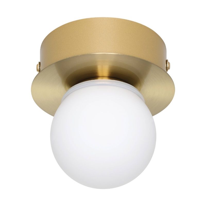 Oceľové moderné stropné svietidlo zlaté, Escha, 3,3 W, LED 3000 K Oceľové moderné stropné svietidlo zlaté, Escha, 3,3 W, LED 3000 K