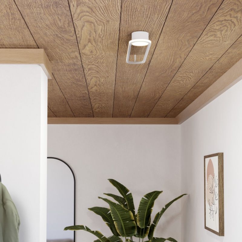 Oceľové dizajnové stropné svietidlo biele, Constance, 24 W, LED white switch Oceľové dizajnové stropné svietidlo biele, Constance, 24 W, LED white switch