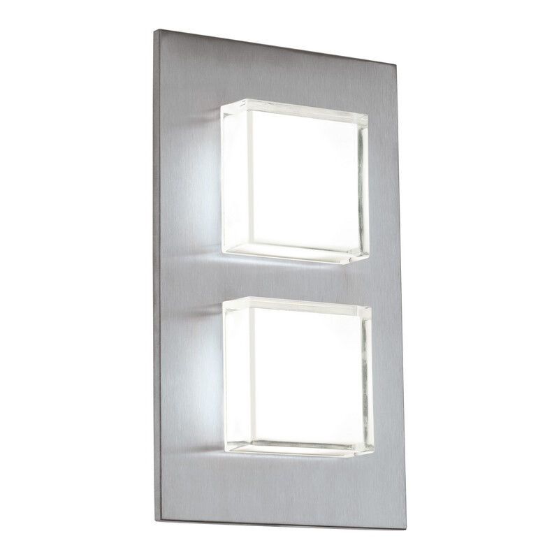 Nerezové moderné vonkajšie svietidlo strieborné, Jorien, 3 W, LED 3000 K, IP44
