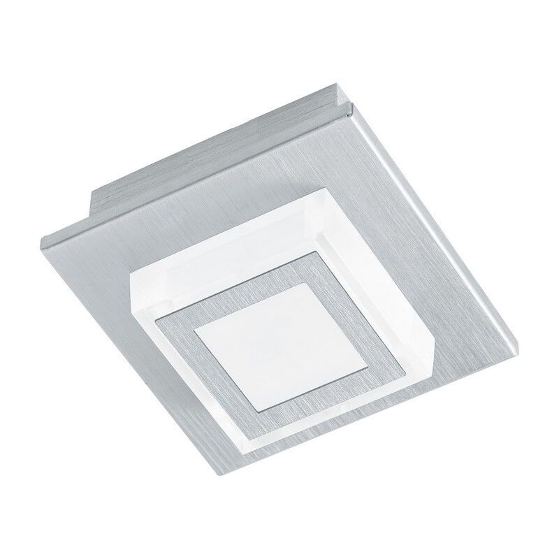 Plastová moderná stropná lampa strieborná, Elsien, 3 W, LED 3000 K