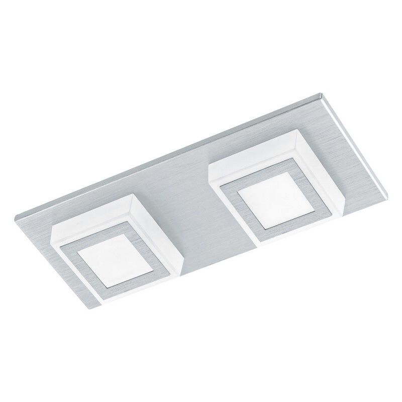 Plastová moderná stropná lampa strieborná, Elsien, 3 W, LED 3000 K Plastová moderná stropná lampa strieborná, Elsien, 3 W, LED 3000 K