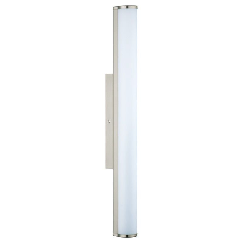 Sklenené svetlo nad zrkadlo niklové, Jersey, 16 W, LED 4000 K, IP44