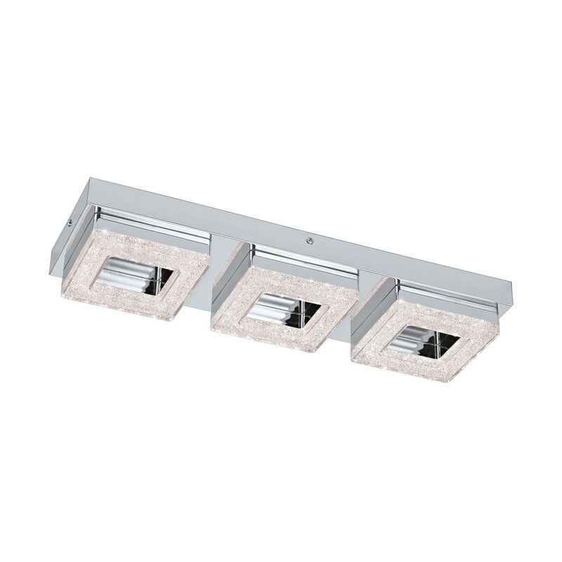 Plastové moderné nástenné svietidlo chrómové, Arjo, 4 W, LED 3000 K Plastové moderné nástenné svietidlo chrómové, Arjo, 4 W, LED 3000 K