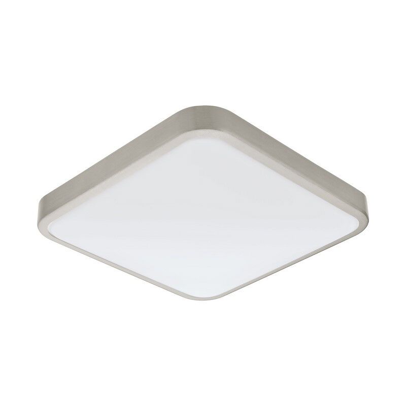 Plastové nástenné svietidlo niklové, Beyza, 16 W, LED 3000 K, IP44 Plastové nástenné svietidlo niklové, Beyza, 16 W, LED 3000 K, IP44