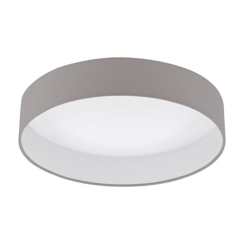 Textílné stropné svietidlo taupeové, Guido, 18 W, LED 3000 K