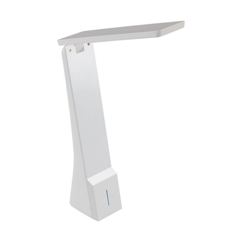 Plastová moderná lampa na písací stôl biela, Chama, 1 W, LED white switch, s dotykovým stmievačom
