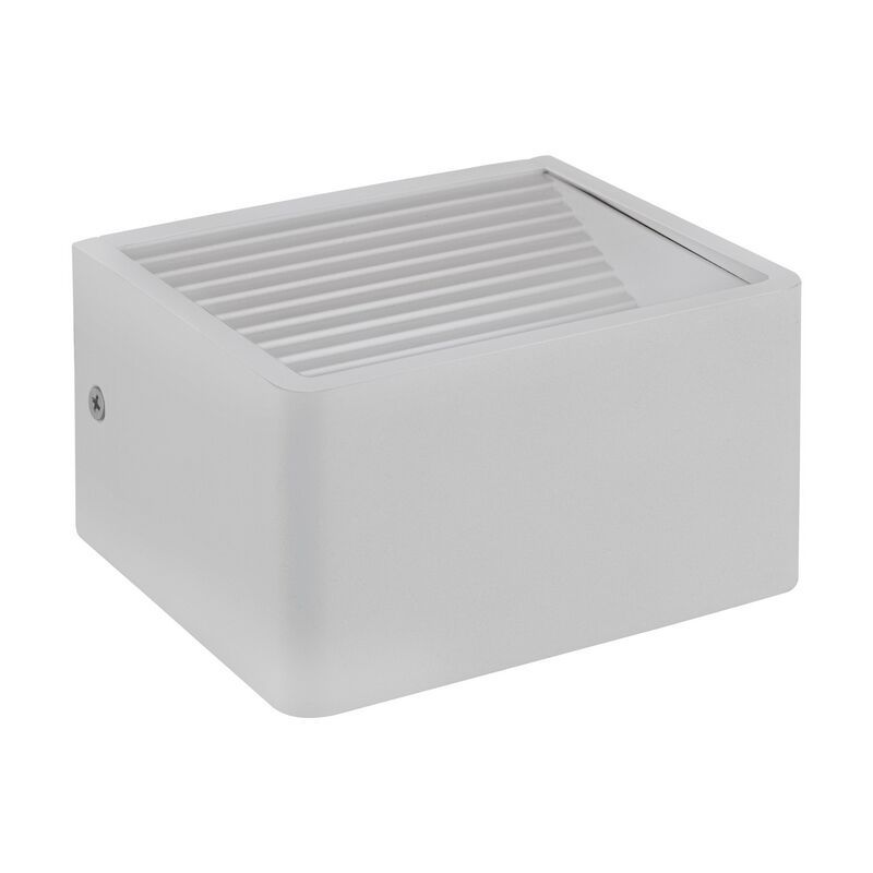 Hliníkové moderné vonkajšie svietidlo biele, Nicoliene, 6 W, LED 3000 K, IP65