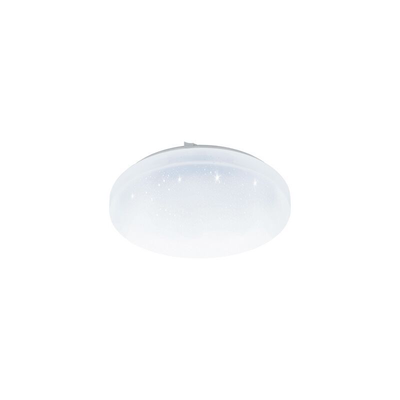 Oceľová stropná lampa biela, Eloise, 12 W, LED nastaviteľný od teplej po studenú bielu, IP44