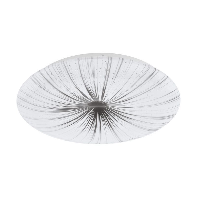 Oceľová stropná lampa biela, Josta, 24 W, LED 3000 K