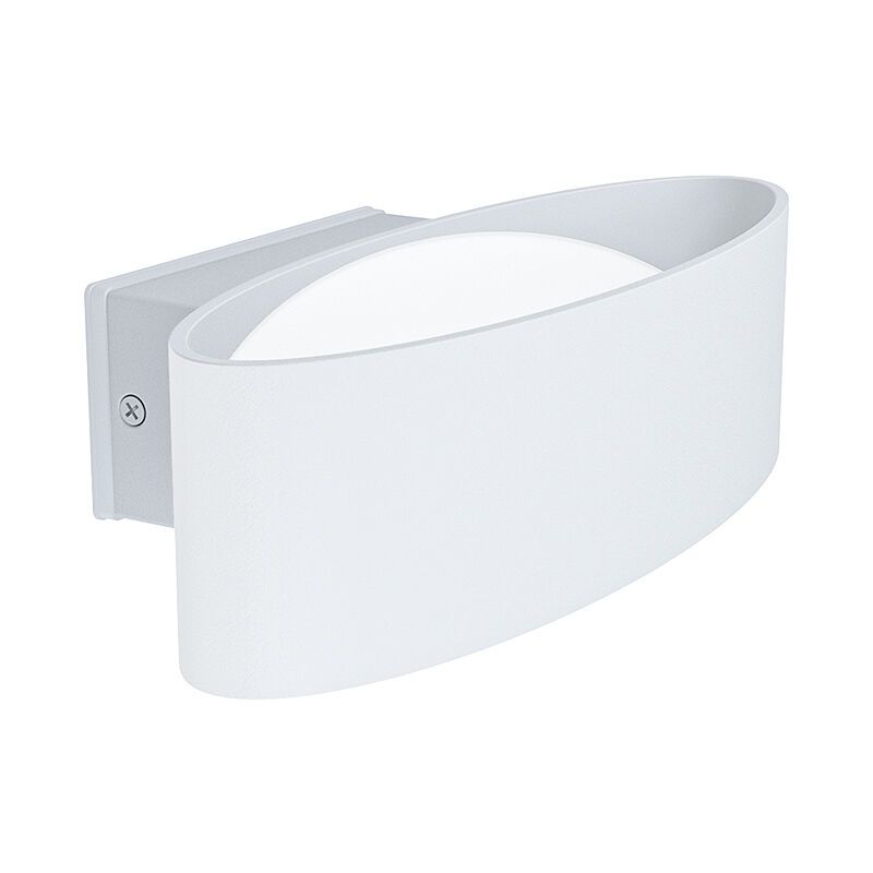 Hliníkové moderné vonkajšie svietidlo biele, Kawita, 10 W, LED 3000 K, IP44 Hliníkové moderné vonkajšie svietidlo biele, Kawita, 10 W, LED 3000 K, IP44