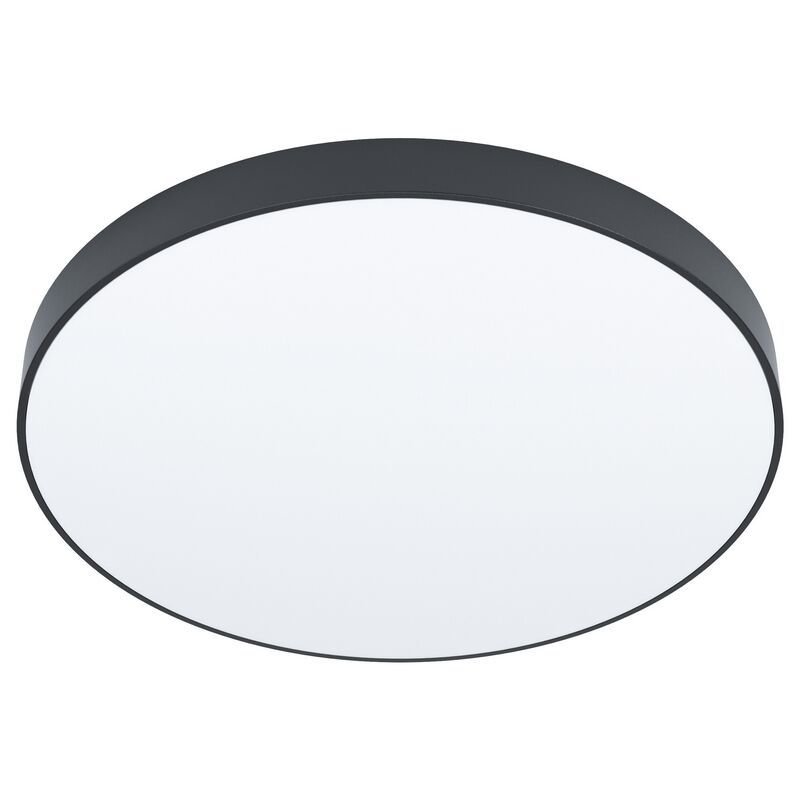 Oceľové prisadené stropné svietidlo čierne, Zippora, 24 W, LED nastaviteľný od teplej po studenú bielu Oceľové prisadené stropné svietidlo čierne, Zippora, 24 W, LED nastaviteľný od teplej po studenú bielu