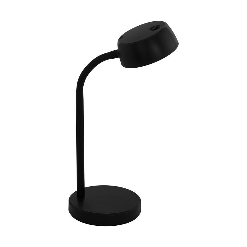 Plastová stolová lampa čierna, Annelin, 4 W, LED 3000 K, s vypínačom