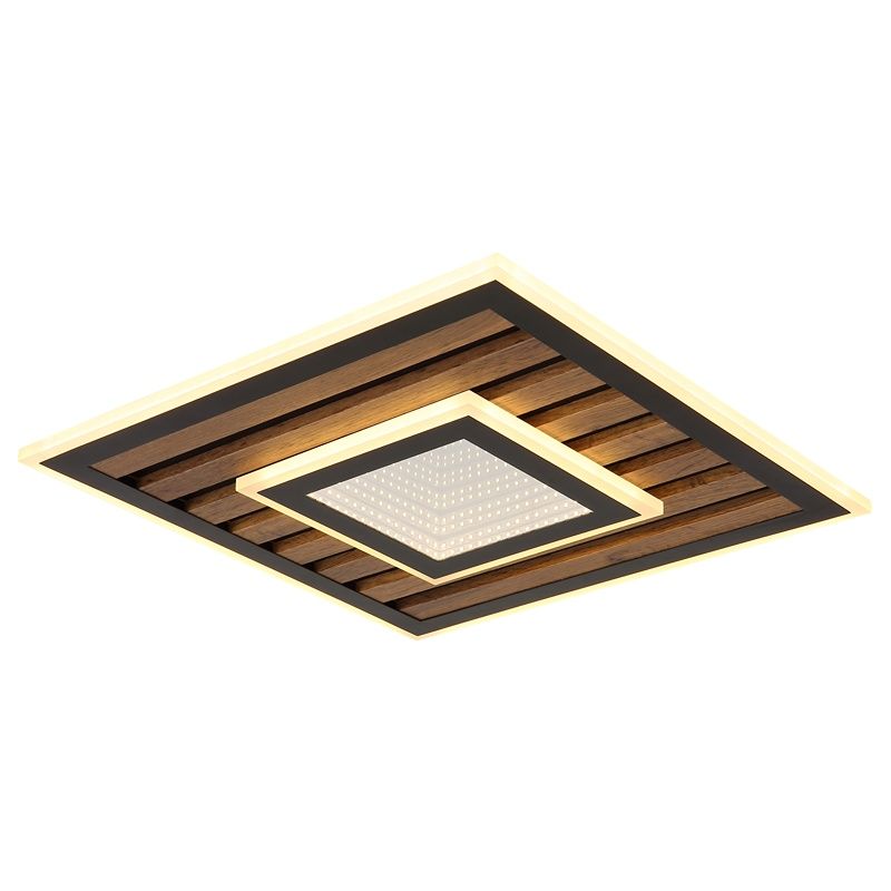Kovové dizajnové stropné svietidlo čierne, Wietze, 24 W, LED 3000 K Kovové dizajnové stropné svietidlo čierne, Wietze, 24 W, LED 3000 K