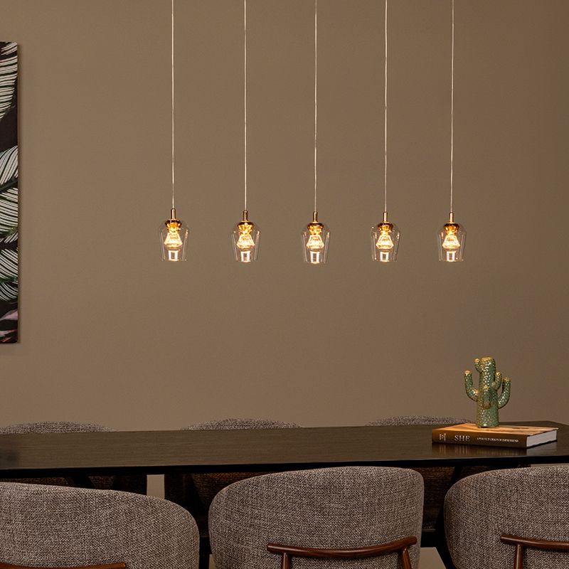Priehľadné visiace svietidlo moderné, Berliane, 4 W, LED 2700 K Priehľadné visiace svietidlo moderné, Berliane, 4 W, LED 2700 K