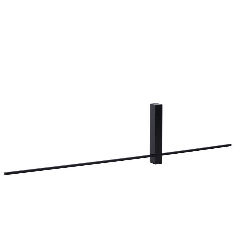 Čierne nástenné svietidlo moderné, Segin, 10 W, LED 2700 K