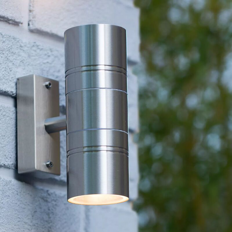 Chrómové up down nástenné svietidlo moderné, Arne, IP44