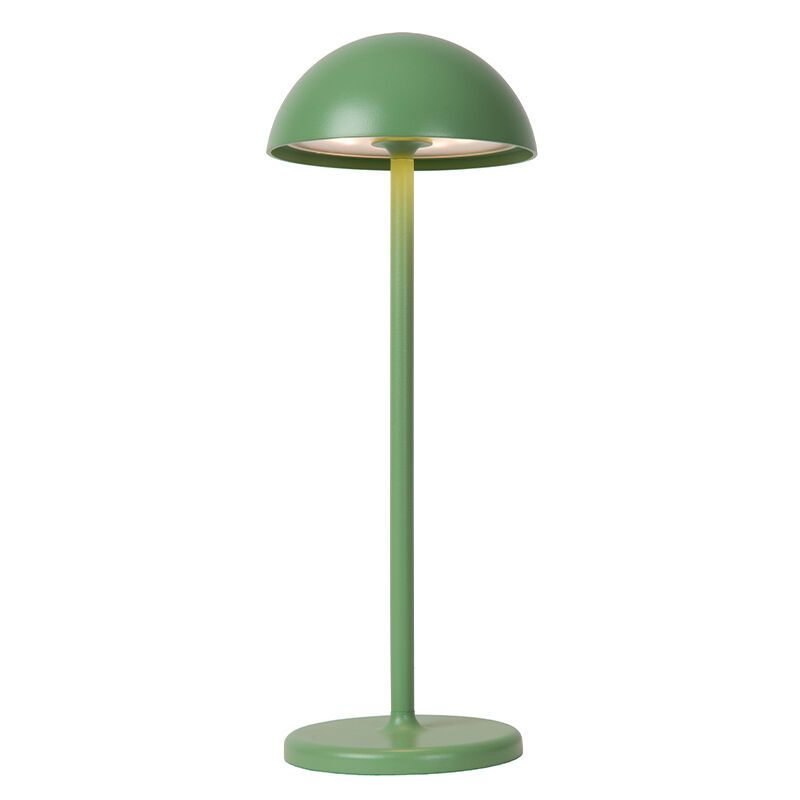 Zelené vonkajšie svietidlo na stôl retro, Joy, 1,5 W, LED 3000 K, IP54, s dotykovým stmievačom