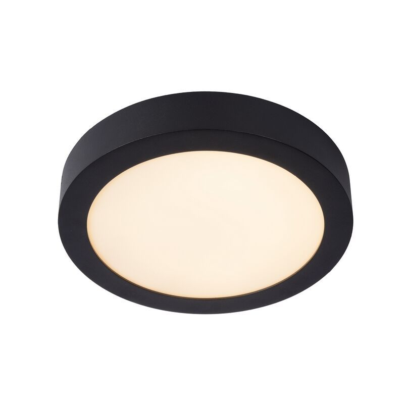 Čierna stropná lampa moderná, Brice, 15 W, LED 3000 K, IP44