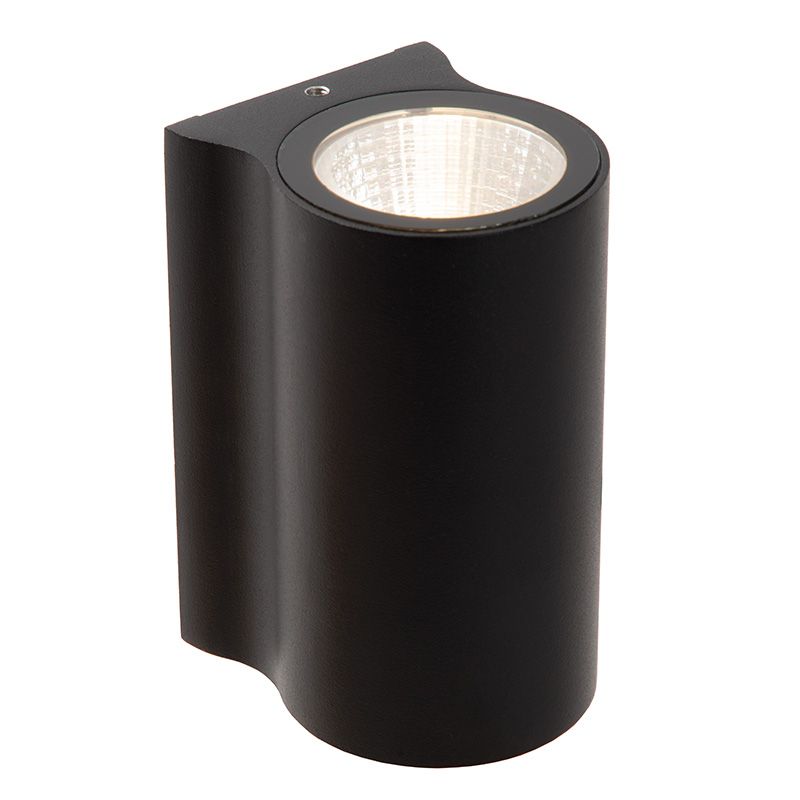 Čierne vonkajšie svietidlo moderné, Akra, 6 W, LED 3000 K, IP54