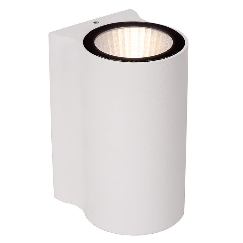 Biele vonkajšie svietidlo moderné, Akra, 6 W, LED 3000 K, IP54