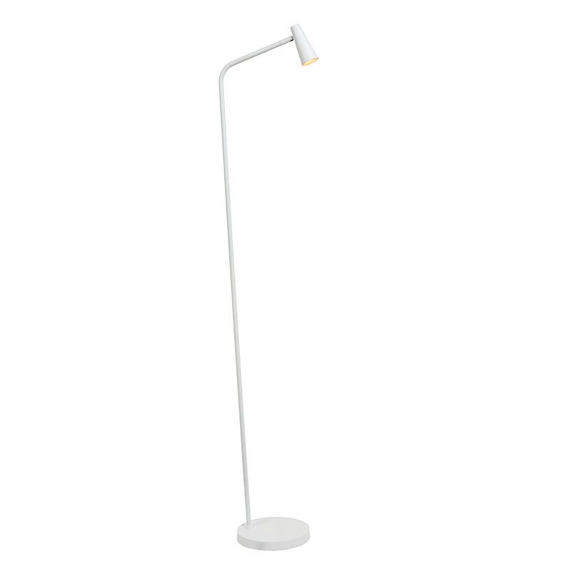 Biela nabíjateľná stojaca lampa moderná, Stirling, 3 W, LED 2700 K, s dotykovým stmievačom Biela nabíjateľná stojaca lampa moderná, Stirling, 3 W, LED 2700 K, s dotykovým stmievačom